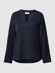 s.Oliver Blouse met lange mouwen met een diepe v-hals