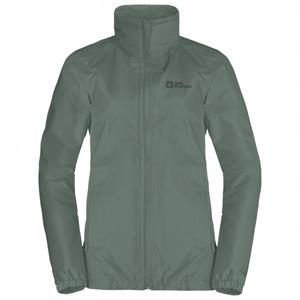 Jack Wolfskin  Women's Stormy Point 2L Jacket - Regenjas, olijfgroen