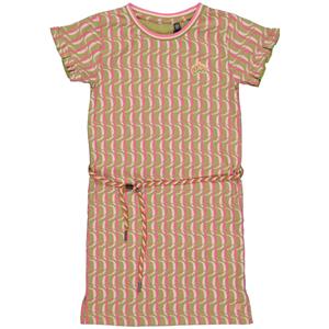 Quapi-collectie Jurk Babette (aop pink stripe)