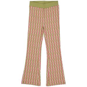 Quapi-collectie Broek flaired Bura (aop pink stripe)