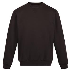Regatta Heren Pro Crew Neck Sweatshirt (Zwart)