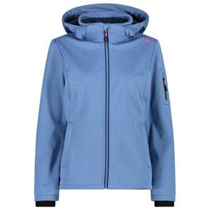 CMP  Women's Jacket Zip Hood Melange Softshell - Softshelljack, provenza melange