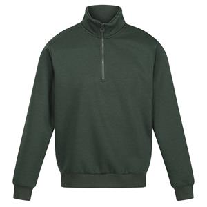 Regatta Heren Pro Quarter Zip Sweatshirt (Donkergroen)