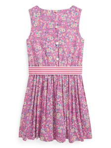 poloralphlaurenkids POLO RALPH LAUREN KIDS Katoenen jurk met bloemenprint - Roze