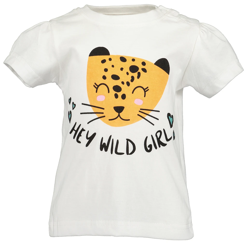blueseven-collectie Blue Seven-collectie T-shirtje Wild Animals (offwhite orig)