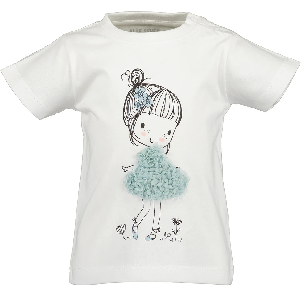 blueseven-collectie Blue Seven-collectie T-shirtje beauty (white orig)