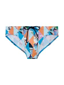 HOM - Swim Mini Briefs - Port Cross - blauw