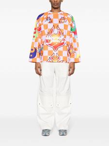 liberalyouthministry Liberal Youth Ministry Sweater met print - Oranje