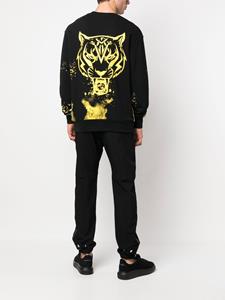 pleinsport Plein Sport Sweater met verfspatten - Zwart