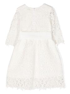 jesurumbaby JESURUM BABY Jurk met doorzichtig kant - Wit