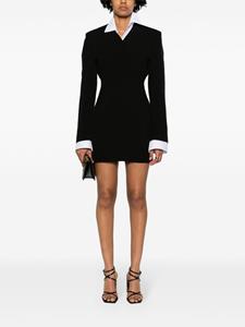 Jacquemus La Robe Cubo mini-blazerjurk - Zwart