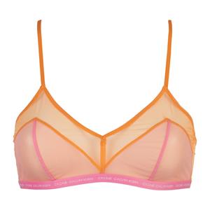 Calvin klein Unlined Triangle BH Zonder Beugel, Kleur: Orange Juice