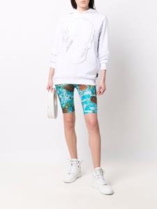 philippplein Philipp Plein Hoodie met doodskop - Wit