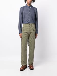 ralphlaurenrrl Ralph Lauren RRL Broek met visgraat patroon - Groen