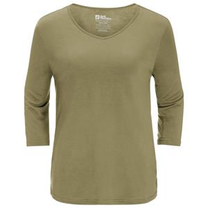 Jack Wolfskin  Women's Mola 3/4 T - Longsleeve, bay leaf