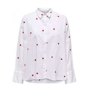 Only Overhemdblouse met knoopsluiting, model 'LINA'
