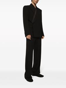 dolce&gabbana Dolce & Gabbana Straight wollen broek - Zwart