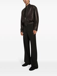 dolce&gabbana Dolce & Gabbana Straight wollen broek - Zwart