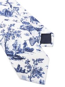 FURSAC Stropdas met print - Wit