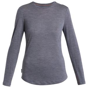 Icebreaker  Women's Merino 125 Cool-Lite Sphere III L/S Tee - Merinoshirt, grijs