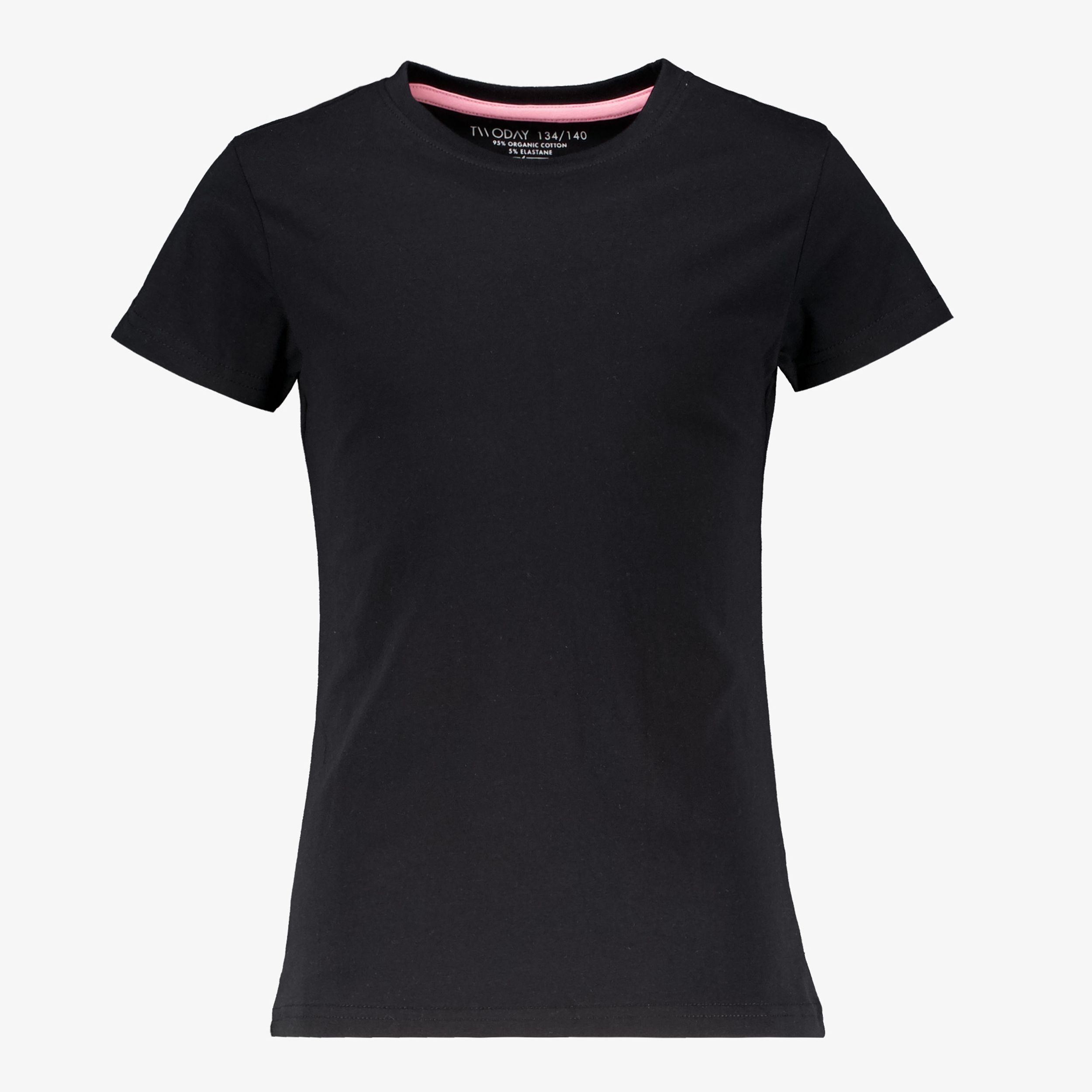 TwoDay basic meisjes T-shirts zwart