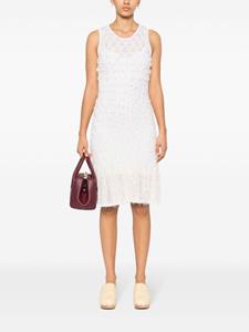 Chloé Mini-jurk met franje - Beige