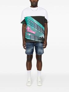 DSQUARED2 Gerafelde shorts - Blauw