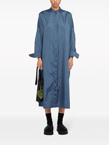 jilsander Jil Sander Kraagloze blousejurk - Blauw