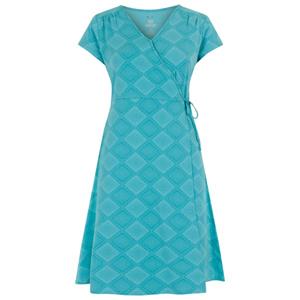 Sherpa - Women's Padma Wrap Dress - Jurk, turkoois