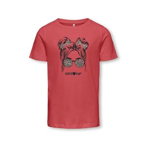 T-shirt Korte Mouw Only KOGKITA SYLVIA S/S GIRL TOP CS JRS