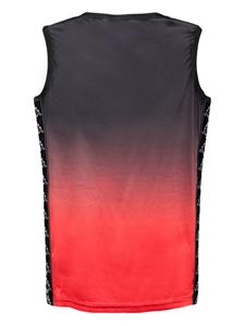 Marcelo Burlon County of Milan x KAPPA logo-print gradient vest top - Rood