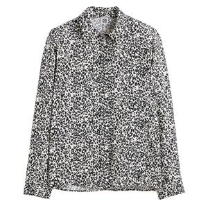 LA REDOUTE COLLECTIONS Blouse met dierenmotief, lange mouwen