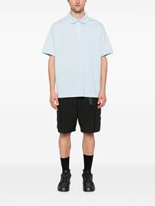 Y-3 Piqué poloshirt - Blauw