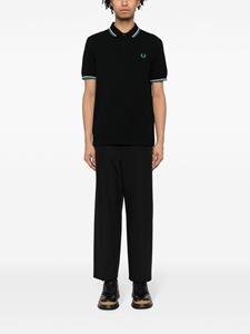 fredperry Fred Perry Poloshirt met dubbele kraag - Zwart