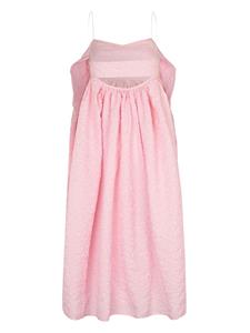 Cecilie Bahnsen Susa matelassé dress - Roze