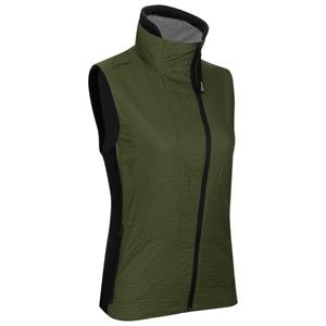 LaMunt  Women's Alessia Polartec Alpha Wind Vest - Windstopper, olijfgroen