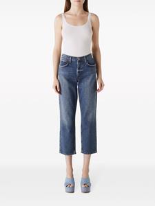 AGOLDE Kye cropped straight jeans - Blauw