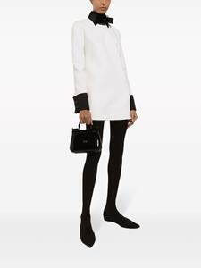 dolce&gabbana Dolce & Gabbana Mini-jurk van scheerwol - Wit