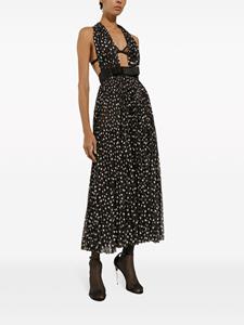dolce&gabbana Dolce & Gabbana Jurk met stippen - Zwart