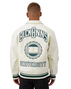 Black Bananas Leather University Jack Heren Beige - 