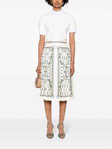 toryburch Tory Burch Midi-rok met print - Beige