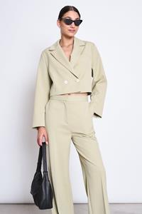 JAN N JUNE JAN 'N JUNE Damen vegan Cropped Blazer Tulia Pistazie