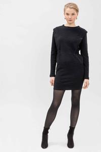 LOVJOI Damen vegan Mini Kleid Abelone Black