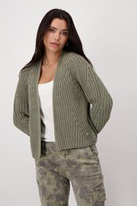 Monari Strickjacke, mit Perlfangmuster