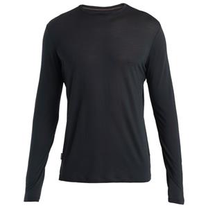 Icebreaker  Merino 125 Cool-Lite Sphere III L/S Tee - Merinoshirt, zwart