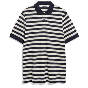 Armedangels Poloshirt FIBRAAS STRIPES Herren (1-tlg) Seitliche Schlitze