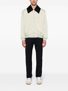 Moncler Broek met geborduurd logo - Blauw