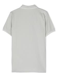 stoneislandjunior Stone Island Junior Poloshirt met Compass-logopatroon - Grijs