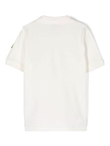 Moncler Enfant appliqué-logo polo shirt - Beige