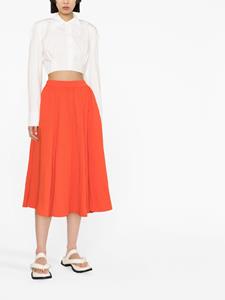 Kenzo Gesmockte midi-rok - Oranje